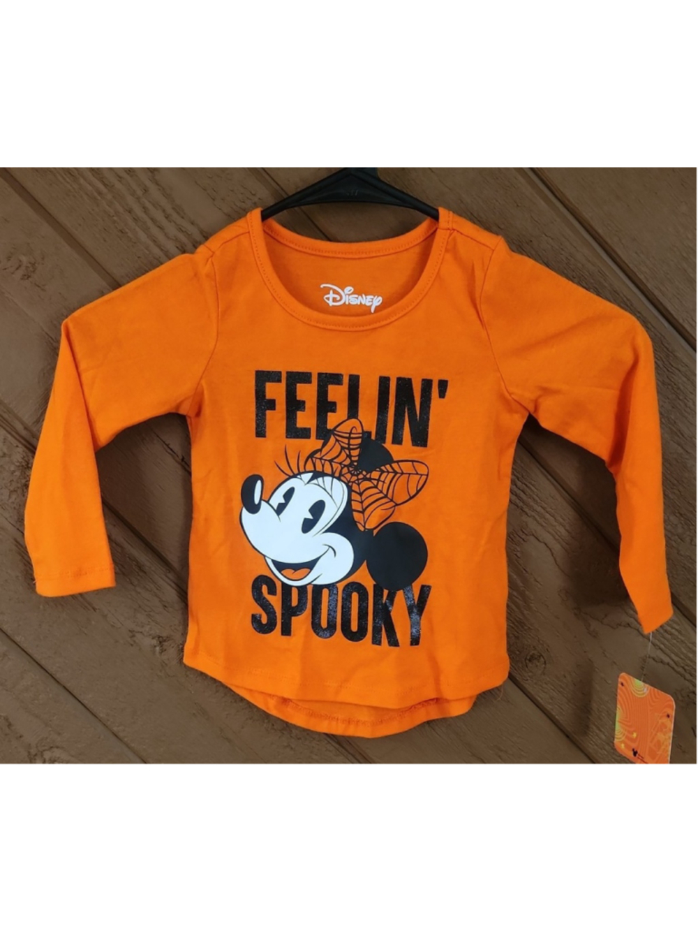 Toddler Girls Minnie Mouse Halloween Shirt Size 2T